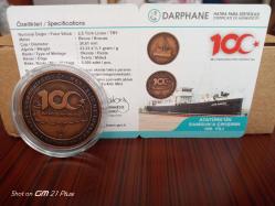 Atatürk'ün Samsuna Çıkışının 100. Yılı - Darphane - Bronz Hatıra Para