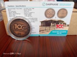 Türkiye büyük millet meclisinin açılışının 100. Yılı darphane Bronz Hatıra Parası