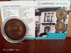 Anadolu Ajansı'nın Kuruluşunun 100. Yılı Bronz Hatıra Parası