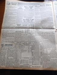 Yeni İstanbul Gazetesi - 13 Haziran 1955 - Mustafa Nermi - Yaz Yağmuru Yazan Ahmet Hamdi Tanpınar Yazı Dizisi - Batı Almanya Başvekili Adenauer Dün Birleşik Amerika'ya Hareket Etti - Osman Bölükbaşı'nın Erzurum'daki Rekoru - Moby Dick Filmi - Rejisör Orson Welles - Aktris Joan Plowright - Şehir Meclisi Azaları Dün Hilton'a Gitmedi - Yugoslavya Balkan Paktına Sadık Kalacağını Resmen Teyid Ediyor - Demokrat Parti İl Kongresi Dün Tam Bir Sükunet İçinde Geçti - Huzur Hasreti Yazan Mehmet Davaz Yazı Dizisi - Halide Edip Pazartesi Konuşmaları - Hollywood'lu Misafirlerle Beylerbeyi Sarayında - Saadet Bekçisi Yazan Zeliha Harun Yazı Dizisi - Viyana'da Yapılacak Musiki Festivali - Ankara İzmir Radyosu Programı - Almanya İspanya'dan Bağırsak Alacak - Yeni Bir İngiliz Artisti Shirley Jones - James Mason - Atletizm Bayramı Tam Bir Keşmekeş İçinde Sona Erdi - Tarihin En Büyük Otomobil Yarış Faciası 84 Ölü Var - Adalet Takımı Beşiktaş'ı Yendi - Galatasaraylı Günay'a Beşiktaş Talip - D'Roja Briyantin