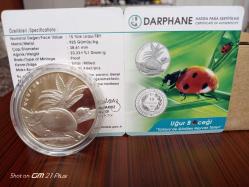 Uğur Böceği Darphane Sertifikalı Gümüş Hatıra Para