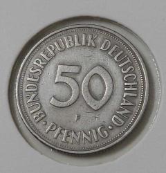 1971-F BATI ALMANYA DEUTSCHE 50 PFENNİG ORİJİNAL MADENİ PARASI NADİR HARFLİSİ ÇOK ÇOK TEMİZ Ş2WW3Q4 ÇOK NADİR