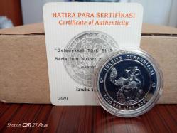 Geleneksel Türk El Sanatları - İznik Tabak gümüş hatıra parası