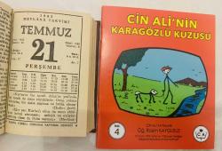 21 Temmuz 1983 hediyelik orijinal Mevlana takvim yaprağı (Cin Ali kitabı hediyeli:)