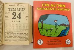 24 Temmuz 1983 hediyelik orijinal Mevlana takvim yaprağı (Cin Ali kitabı hediyeli:)