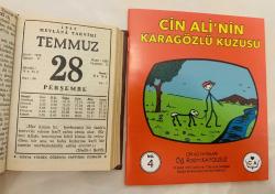 28 Temmuz 1983 hediyelik orijinal Mevlana takvim yaprağı (Cin Ali kitabı hediyeli:)