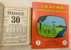 30 Temmuz 1983 hediyelik orijinal Mevlana takvim yaprağı (Cin Ali kitabı hediyeli:)