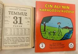 31 Temmuz 1983 hediyelik orijinal Mevlana takvim yaprağı (Cin Ali kitabı hediyeli:)