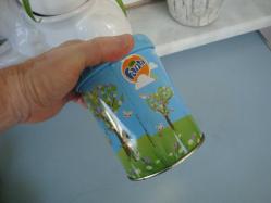 FANTA ( şişe Kapağı Formunda Kapaklı ) KOLEKSİYONLUK TENEKE KUTU