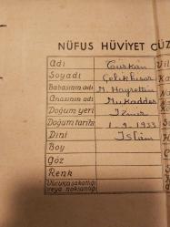 KARNE T.C. MAARİF VEKİLLİĞİ İLKOKUL DİPLOMASI 1944-45 YILI 547