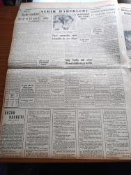 Yeni İstanbul Gazetesi - 29 Haziran 1955 - Mustafa Nermi - Kıbrıs'ta Örfi İdare İlanı Gün Meselesi - Osman Bölükbaşı Cumhuriyetçi Millet Partisi Genel Başkanı - Pakistan'ın Türkiye Irak Paktına Girmesi Şüpheli Mi - Kabzımalcılar Gazetecilere Dert Yandı - 30 Milyonluk Ek Amerikan Yardımının Sarf Şekli Hakkında Resmi Programı - Huzur Hasreti Yazan Mehmet Davaz Yazı Dizisi - Hollywood'un Meşhur Film Prodüktörlerinden Arthur Lubin Dün İstanbul'a Geldi - Denizcilik Bankası - Moskova'nın Mareşal Tito'ya Yaptığı Davet Hakkında - İzmir Fuarında 58 Tonluk Bir Balinanın Teşhiri İstendi - Şiraz'da Örfi İdare İlan Edildi - İngiltere Kıbrıs İçin Yunanistan'la Anlaşabilir - Yaz Yağmuru Yazan Ahmet Hamdi Tanpınar Yazı Dizisi - Ankara İstanbul İzmir Radyosu Programı - Mehtap Şarkısı Cinayetleri Yazan Francis Didelot Yazı Dizisi - Dün Sabahki İstanbul Ve Ankara Gazeteleri - İran'ın En Büyük Aşiretlerinden Biri Kaşkailer - Kadınları Koruma Derneğinin İlk Hareketi -İtalyan Basınının Türk Futboluna Bakışı
