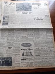 Yeni İstanbul Gazetesi - 3 Temmuz 1955 - Mustafa Nermi - Yaz Yağmuru Yazan Ahmet Hamdi Tanpınar Yazı Dizisi - İlim Ve Siyaset Adamı Adnan Adıvar'ın Cenazesi Dün Törenle Kaldırıldı - Ortadoğu Paktı Daimi Konseyi - İngiltere'nin Kıbrıs İçin Üçlü Bir Konferans Teklifini Kabul Ettik - Muammer Çavuşoğlu Kasım Gülek'in İddialarını Dün Cevaplandırdı - Celal Bayar Ve Irak Kralı İkinci Faysal Bugün İstanbul'a Geliyor - Psikolojik Harp - Huzur Hasreti Yazan Mehmet Davaz Yazı Dizisi - Amerika Vize Kolaylıkları Gösteriyor - Ankara Istanbul İzmir Radyosu Programı - Mehtap Şarkısı Cinayetler Yazan Francis Didelot Yazı Dizisi - Baydar Derler Pazar Konuşmaları - Prens Charles Ve Prenses Anne'ın Yeni Ata Binme Hocası - Gülnüş Valde Sultanın Damad İbrahim Paşaya Mektubu - Hikaye Kırmızı Eldiven Yazan Behice Yücedağ - Üniversite Ve Yüksek Okullar Basketbol Şampiyonası - Osman Coşgül 30.54 İle Barselona Barajını Aştı - Karagümrük Bugün Adana Demirspor'la Karşılaşıyor - Gripin - Çapamarka - Opon