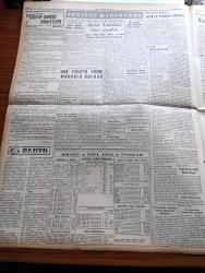 Yeni İstanbul Gazetesi - 3 Temmuz 1955 - Mustafa Nermi - Yaz Yağmuru Yazan Ahmet Hamdi Tanpınar Yazı Dizisi - İlim Ve Siyaset Adamı Adnan Adıvar'ın Cenazesi Dün Törenle Kaldırıldı - Ortadoğu Paktı Daimi Konseyi - İngiltere'nin Kıbrıs İçin Üçlü Bir Konferans Teklifini Kabul Ettik - Muammer Çavuşoğlu Kasım Gülek'in İddialarını Dün Cevaplandırdı - Celal Bayar Ve Irak Kralı İkinci Faysal Bugün İstanbul'a Geliyor - Psikolojik Harp - Huzur Hasreti Yazan Mehmet Davaz Yazı Dizisi - Amerika Vize Kolaylıkları Gösteriyor - Ankara Istanbul İzmir Radyosu Programı - Mehtap Şarkısı Cinayetler Yazan Francis Didelot Yazı Dizisi - Baydar Derler Pazar Konuşmaları - Prens Charles Ve Prenses Anne'ın Yeni Ata Binme Hocası - Gülnüş Valde Sultanın Damad İbrahim Paşaya Mektubu - Hikaye Kırmızı Eldiven Yazan Behice Yücedağ - Üniversite Ve Yüksek Okullar Basketbol Şampiyonası - Osman Coşgül 30.54 İle Barselona Barajını Aştı - Karagümrük Bugün Adana Demirspor'la Karşılaşıyor - Gripin - Çapamarka - Opon