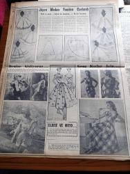 Yeni İstanbul Gazetesi - 3 Temmuz 1955 - Mustafa Nermi - Yaz Yağmuru Yazan Ahmet Hamdi Tanpınar Yazı Dizisi - İlim Ve Siyaset Adamı Adnan Adıvar'ın Cenazesi Dün Törenle Kaldırıldı - Ortadoğu Paktı Daimi Konseyi - İngiltere'nin Kıbrıs İçin Üçlü Bir Konferans Teklifini Kabul Ettik - Muammer Çavuşoğlu Kasım Gülek'in İddialarını Dün Cevaplandırdı - Celal Bayar Ve Irak Kralı İkinci Faysal Bugün İstanbul'a Geliyor - Psikolojik Harp - Huzur Hasreti Yazan Mehmet Davaz Yazı Dizisi - Amerika Vize Kolaylıkları Gösteriyor - Ankara Istanbul İzmir Radyosu Programı - Mehtap Şarkısı Cinayetler Yazan Francis Didelot Yazı Dizisi - Baydar Derler Pazar Konuşmaları - Prens Charles Ve Prenses Anne'ın Yeni Ata Binme Hocası - Gülnüş Valde Sultanın Damad İbrahim Paşaya Mektubu - Hikaye Kırmızı Eldiven Yazan Behice Yücedağ - Üniversite Ve Yüksek Okullar Basketbol Şampiyonası - Osman Coşgül 30.54 İle Barselona Barajını Aştı - Karagümrük Bugün Adana Demirspor'la Karşılaşıyor - Gripin - Çapamarka - Opon