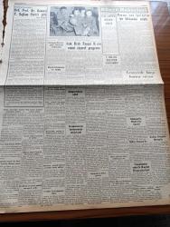 Yeni İstanbul Gazetesi - 25 Haziran 1955 - Mustafa Nermi - Kıbrıs Polisi Dün Geniş Ölçüde Tevkifler Yaptı - Pazartesiden İtibaren Ankara'da Yapılacak Siyasi Müzakereler - Mısır'da Milli İstikamet Vekili Salah Salim'in Yeni Bir Şantajı - Vali Fahrettin Kerim Gökay Kabzımallarla Mücadeleyi Kazanıyor - Milli Takımımız Dün Gece Trieste'ye Vardı - Karaborsa'yı İstanbul Şehri Doğuruyormuş - Huzur Hasreti Yazan Mehmet Davaz Yazı Dizisi -  Denizcilik Bankası Umum Müdürü Yusuf Ziya Öniş Avrupa'ya Gitti - Rejisör Max Meinecke Fransa'ya Gitti - Cezayirde Harp Havası Esiyor - Kraliçe Elizabeth Norveç'te - Emekli General Sadık Aldoğan Tahliye Edildi - Dizel Elektrikli Lokomotifin Tecrübesi İyi Netice Verdi - Yaz Yağmuru Yazan Ahmet Hamdi Tanpınar Yazı Dizisi - Ankara İstanbul İzmir Radyosu Programı - Münir Süleyman Çapanoğlu - Kuleli Şehir Bologna - Edebiyat Konuları - Büyük İskender'in Hayatı Filme Alındı - Doris Day - Hakiki La Dame Aux Camelias Kimdir - Wimbledon Tenis Turnuvası - Lefter