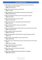 Bilgi Yarışmalarına Hazırlık Soru Bankası (2500 Soru)