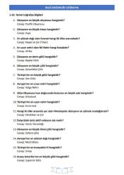 Bilgi Yarışmalarına Hazırlık Soru Bankası (2500 Soru)