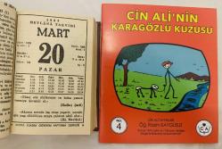 20 Mart 1983 hediyelik orijinal Mevlana takvim yaprağı (Cin Ali kitabı hediyeli:)