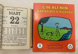22 Mart 1983 hediyelik orijinal Mevlana takvim yaprağı (Cin Ali kitabı hediyeli:)