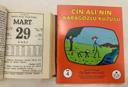 29 Mart 1983 hediyelik orijinal Mevlana takvim yaprağı (Cin Ali kitabı hediyeli:)