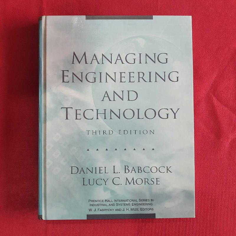 Managing engineering. Managing engineering