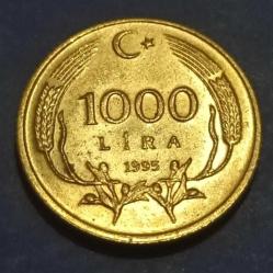 1995 1000 Lira Çil Bakır 3g