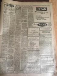 YENİ SABAH GAZETESİ 27 HAZİRAN 1963 YIL :26 SAYI :8723---Kennedy dün Batı Berlin  'i  ziyaret etti ---Hükümet Kuvvetleri İsyan  Gecesi İmkan Nisbetinde ,Silah Kullanmadı --Sinema da  bir cinayet işlendi --307 bin  liralık Toto  kuponu  sahte çıktı --Fare zehri yiyen  bir çocuk öldü --İki  ama  sevgili  İstanbul 'a  kaçtı --Florya  tesisleri  ilk defa  bu yıl  tatminkar  bir  hale  geldi --Göze Görünmeyen Sanayi :Siyavuşgil --30 Yıl Bir Adaya Hapsedilen Kadın Kurtarılınca  Polislere Hücum  Etti --1955 de Ramandan  elde  edilen  178 bin ton  petrol 1962 de 595 bine çıktı ---Çelikbaş İçin Genel Görüşme Yapıldı --Dün Gece Mithatpaşa Stadında Oynann  1962-1963 Milli Lig Finalinde Beşiktaş 'ı  1-0 Mağlup Eden  :Galatasaray Şampiyon --Fenerbahçe  bu akşam  Ist.Spor ile oynuyor --Greko --Romenciler Yarın  Stockholme  Hareket  Ediyorlar ---