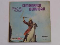 45’lik Plak Kapağı : Cem Karaca Dervişan ‎– Beyaz Atlı / Yiğitler