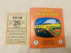 26 Ekim 1971 hediyelik orijinal Mevlana takvim yaprağı (Cin Ali kitabı hediyeli:)