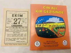 27 Ekim 1971 hediyelik orijinal Mevlana takvim yaprağı (Cin Ali kitabı hediyeli:)