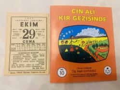 29 Ekim 1971 hediyelik orijinal Mevlana takvim yaprağı (Cin Ali kitabı hediyeli:)