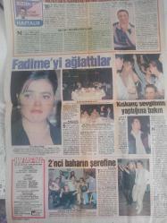 Hafta Sonu Haftalık Aktüalite Sinema Tiyatro Müzik ve Magazin Dergisi - 5 Haziran 1996 - Türkan Şoray'ın Yatak Arkadaşı - Rutkay Aziz - Bu Sakallıya Hayır Diyemiyor - Uğur Güneri - Mustafa Sandal'ın İki Gözü, İki Kulağı Varmış - Aydan Burhan - Kıskanç Sevgilinin Yaptığına Bakın - Elif İnci Onat - Pakize Suda - İsmet Uraş - 2'nci Baharın Şerefine fotoğraf ve haberi - Gazete Tam Değildir Sadece 2 Sayfası Mevcuttur
