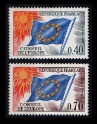 +++ FRANSA AVRUPA YAN TEMA BAYRAKLAR    1969      - DAMGASIZ