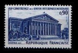 +++ FRANSA PARLAMENTO BİNASI   1971      - DAMGASIZ