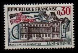 +++ FRANSA SANAT ve ENDUSTRİ MÜZE BİNASI    1960      - DAMGASIZ