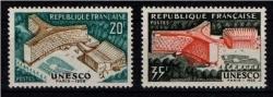+++  FRANSA UNESCO BİNASI AÇILIŞ 1958    - DAMGASIZ