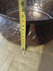 Bakır Kalaylı Tencere,   El İşleme usta işi Bakır Tencere.