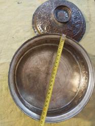 Bakır Kalaylı Tencere,   El İşleme usta işi Bakır Tencere.