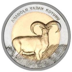 2015 Anadolu Yaban Koyunu Hatıra Para çil
