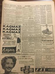 YENİ SABAH GAZETESİ  24 EYLÜL 1962 YIL :25 SAYI :8453-Alanya’da kadın turistlere “lokum”diye sesleniyorlar--İsmet İnönü 'nün  CHP Başkanlığından Ayrılacağı Açıklandı --A.Doğan İhtilali Biz Hazırladık Diyor --Başol Politikaya  Karıştı  İddiasını Dün Reddetti --İnönü 'yü  övenlere bir CHP 'li  yağcılar dedi --Sınırımızı aşan bir Barzani   gerillacı  grubu  yakalandı --Mardin de Maarif  Müdürü Soyuldu --Gürsel  dün İzmir de  dedi ki : Koalisyonu bozmak değil --Tiyatro Mevsimi :Siyavuşgil --Meşhurlar gemisi bugün İstanbul da ----Harp Filmleri ---Galatasaray  ,ilk puanı  Karşıyaka  verdi :1-1--Fenerbahçe ,Y.Direk 'i rahat mağlup etti :3-1--Denk  mücadeleyi  K.Paşa kazandı --Kız Milli Atletizm Takımı Tespit Edildi --