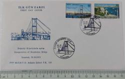 1973 BOĞAZİÇİ KÖPRÜSÜ'NÜN AÇILIŞI FDC İLK GÜN ZARFI ZZ2BB NADİRDİR