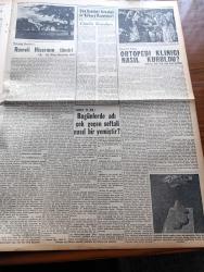 Yeni İstanbul Gazetesi - 15 Temmuz 1955 - Mustafa Nermi - Krutçev Ve Mareşal Zukov Da Cenevre'ye Gidiyorlar - Papagos Makarios'a Söz Verdi - Yeni Kredili İthalat Esasları Belli Oldu - İskenderiye Patriği Hristoforos Dün İstanbul'dan Geçti - İngiliz Öğretmenleri İdam'ın Aleyhinde - Pakistan Afganistan İhtilafında Arabuluculuk - Huzur Hasreti Yazan Mehmet Davaz Yazı Dizisi - Naile Sağlam Dispanseri Bugün Açılıyor - Muammer Çavuşoğlu Radyoda Yine Konuştu - Hacılara 80'er Sterling Döviz Verilecek - Doktor Mükerrem Sarol Bayburt Vilayet Olacaktır - Ankara İstanbul İzmir Radyosu Programı - Mehtap Şarkısı Cinayetleri Yazan Francis Didelot Yazı Dizisi - Ortopedi Kliniği Nasıl Kuruldu - Çocuk Sayfası - Barselona Güreşlerinde İtalyan Mısır Mücadelesi - 2. Akdeniz Oyunları Yarın Su Seromonisi İle Açılıyor - Beynelmilel Bled Kürek Müsabakaları - Balkan Oyunlarına Katılacak Takımımız - Fahir Özgüden- Ekrem Koçak - Çapamarka - Doğubank - Gripin - Türkiye Spor - 100 Kişi Timsahlara Yem Oldu