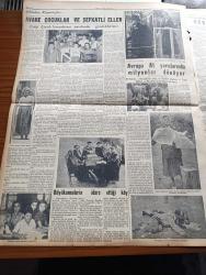 Yeni İstanbul Gazetesi - 13 Temmuz 1955 - Mustafa Nermi - Makarios Kısmi Muhtariyete Razı Olunmayacağını Söyledi - Moskova Din Adamlarını Seferber Etti - Adnan Menderes İktisadi Plansızlık İddiaları Asılsızdır Diyor - İran Şahı Rusya'ya Çağrıldı - Casus Çolakof Konsolos İle Görüştürüldü - Akdeniz Oyunları - İstanbul Valisi Fahreddin Kerim Gökay Kimsenin Gözünün Yaşına Bakmayacağız -  Cumhuriyetçi Millet Partisi'nin Dikkate Değer Bir Tamimi - Doçent Abdülkadir Karahan - Huzur Hasreti Yazan Mehmet Davaz Yazı Dizisi - Beşinci Kol'un Barışta'ki Faaliyeti - Şişli Camiinden İki Halı Çalındı - Sıtkı Yırcalı'nın Radyo Konuşması - Serdar Naim Han'ın Dünkü Ziyaretleri - Clark Gable Beşinci Defa Evlendi - İstanbul Ankara İzmir Radyosu Programı - Mehtap Şarkısı Cinayetleri Yazan Francis Didelot Yazı Dizisi - İmparatorluk Devrinde Dokuma Sanayimiz Yazan Mustafa Cezar Yazı Dizisi - Eyüp Çocuk Barındırma Yurdunda Gördüklerimiz - Avrupa At Yarışlarında Milyonlar Dönüyor - Metin Oktay'ın Durumu