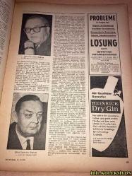 DER SPİEGEL / NR 49 / 1960 / ALMANCA DERGİ (ÖN KAPAK YOK / YIPRANMA VE LEKELERİ MEVCUT)