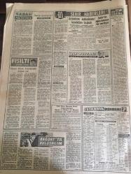 YENİ SABAH GAZETESİ 22 EYLÜL 1962 YIL:25 SAYI :8451--Dahiliye Vekaleti dün Vilayetlere emir  verdi --Silahlar  iade  ediliyor --Silahlanacaklar arasında  başvekil  ve  vekiller de var --Irçılıktan  dün  Meclis te yine  bir kavga çıktı --Kazaklardan 2 kadın  giderayak  doğurdu --Gürsel  ,tembel  olan İslam değildir  ,dedi --Kadınlar tecavüzleri  protesto  için  toplandı --İnsan Unutmaz :Siyavuşgil --Trabzon  da bir kamyon devrildi  :1 ölü ,7 yaralı --Macmillan : O Pazarın dışında  kalamayız  dedi --Muz Ülkesi Alanya --Fransız Cumhurbaşkanı  Referandumla  Seçilecek ----Bugün İzmir de :Galatasaray -Göztepe --Uluğ 'a  göre :Fenerbahçe  de ki  kriz  geçici --Roma Başkanı  İhtiyatlı Olmamız  Gerekiyor  Dedi --Yüzme Milli Takımı  Yarın Hareket Ediyor --