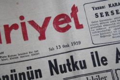 SALI 13 OCAK 1959 CUMHURİYET  GAZATE   (ÇİFTRAF