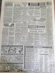 YENİ SABAH GAZETESİ 7 EKİM 1961 YIL :24 SAYI :8166---Rize  de Gümüşpala 'nın  konuşmasını savcı  kesti --Adalet Divanının Çalışmağa Başlaması Gecikiyor --AP ile CKMP Dün Radyo da  Çatıştı --Mısır Gemilerini Boykot Edeceğiz --AP 'li  Ahmet  Çiftçi Tekrar Müşahede  Altına Alınacak --Parti nedir ? Siyavuşgil --İstanbul 'un  Kurtuluş Yıldönümü  Kutlandı --İçel  'in Parolası  :Kardeşçe Mücadele -- Çorum da CHP  işi sıkı tutuyor --Kastamonu da  şanslar  denk --Sinema  :Kızgın Güneş ,Aşk  Mevsimi ,Japon Gülü ---AP ile CKMP dün Radyo da Çatıştı --Bükreş de Favori :Rumanya ---Rumenler  dün  geldi --Galatasaray Niyazi ,Cenap ve Samim  Kadro Harici --Dünkü seçmelerde   beş  güreşçi  elendi --