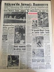 YENİ SABAH GAZETESİ 7 EKİM 1961 YIL :24 SAYI :8166---Rize  de Gümüşpala 'nın  konuşmasını savcı  kesti --Adalet Divanının Çalışmağa Başlaması Gecikiyor --AP ile CKMP Dün Radyo da  Çatıştı --Mısır Gemilerini Boykot Edeceğiz --AP 'li  Ahmet  Çiftçi Tekrar Müşahede  Altına Alınacak --Parti nedir ? Siyavuşgil --İstanbul 'un  Kurtuluş Yıldönümü  Kutlandı --İçel  'in Parolası  :Kardeşçe Mücadele -- Çorum da CHP  işi sıkı tutuyor --Kastamonu da  şanslar  denk --Sinema  :Kızgın Güneş ,Aşk  Mevsimi ,Japon Gülü ---AP ile CKMP dün Radyo da Çatıştı --Bükreş de Favori :Rumanya ---Rumenler  dün  geldi --Galatasaray Niyazi ,Cenap ve Samim  Kadro Harici --Dünkü seçmelerde   beş  güreşçi  elendi --