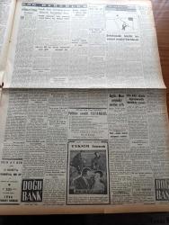 Cumhuriyet Gazetesi - 12 Mart 1953 - Paris'te Türkiye Fransa Arasındaki Görüşmeler - Rusya'da 25 Müslüman Lideri Daha İdam Edildi - Malatya Suikastı Sanıklarının Sorguları - Avni Özmansur - Fahreddin Kerim Gökay Dün Ruhban Okulunu Ziyaret Etti - Milliyetçiler Derneği İdare Heyeti Üyelerinin Dünkü Duruşması - Haşim Mardin Raman Tankeri Gelecek Hafta Yola Çıkacak Dedi - Mısır'da Yeni Rejim Ve Müslüman Kardeşlerin Rolü Yazan Faruk Fenik - 3 Kadının Romanı Yazan Peride Celal Yazı Dizisi - Abidin Daver - İmralı'dan Doğan Güneş Filmi Taksim Sinemasında - Cahid Irgat - Atıf Kaptan - Kanlı Para Filmi - Ayhan Işık - Aliye Rona - Orhan Arıburnu - Cennet Yolu Yazan Steinbeck - Tarihin En Meşhur Kadın Casusu Mata Hari - Günün Resimleri - Hikaye Son Senfoni Çeviren Mazhar Kunt -  Pan American - General Electric Ampul -  Ha La Peynir Mayası - Öksürüğü Reosil Keser - Star Traş Bıçağı - Ürolog Kemal Çağlar
