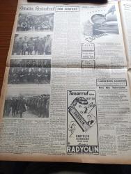 Cumhuriyet Gazetesi - 12 Mart 1953 - Paris'te Türkiye Fransa Arasındaki Görüşmeler - Rusya'da 25 Müslüman Lideri Daha İdam Edildi - Malatya Suikastı Sanıklarının Sorguları - Avni Özmansur - Fahreddin Kerim Gökay Dün Ruhban Okulunu Ziyaret Etti - Milliyetçiler Derneği İdare Heyeti Üyelerinin Dünkü Duruşması - Haşim Mardin Raman Tankeri Gelecek Hafta Yola Çıkacak Dedi - Mısır'da Yeni Rejim Ve Müslüman Kardeşlerin Rolü Yazan Faruk Fenik - 3 Kadının Romanı Yazan Peride Celal Yazı Dizisi - Abidin Daver - İmralı'dan Doğan Güneş Filmi Taksim Sinemasında - Cahid Irgat - Atıf Kaptan - Kanlı Para Filmi - Ayhan Işık - Aliye Rona - Orhan Arıburnu - Cennet Yolu Yazan Steinbeck - Tarihin En Meşhur Kadın Casusu Mata Hari - Günün Resimleri - Hikaye Son Senfoni Çeviren Mazhar Kunt -  Pan American - General Electric Ampul -  Ha La Peynir Mayası - Öksürüğü Reosil Keser - Star Traş Bıçağı - Ürolog Kemal Çağlar